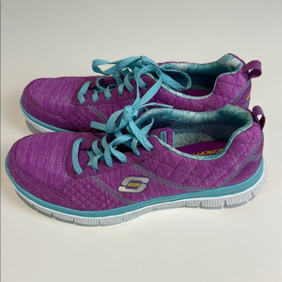 Skechers Memory Foam Lite Weight Dual Lite Lace Up Sneakers Size 10 Women's - Picture 4 of 10